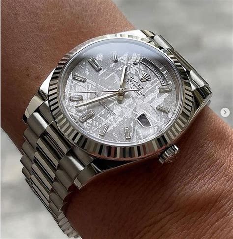 rolex meterorite dial|Rolex meteorite dial for sale.